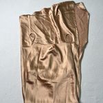 Petal and Pup NWT Cyprus Satin Cowl Neck Dress in Gold Photo 7