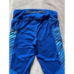 Athleta Blue Turquoise Womens Sz 2XS Drawstring Waist Zip Pocket Leggings‎ Pant Photo 3