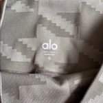 Alo Yoga Alo Green Gingham Full Length Leggings Photo 2