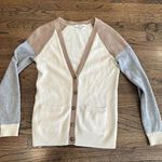 Madewell Colorblock Journal Merino Wool Button Down Cardigan Sweater XS G0777 Photo 2