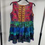 Seventh Avenue Patchwork 100% Cotton Floral Print Mini Top Size M Pink Size M Photo 3