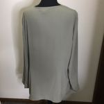 Norton Mcnaughton  women’s light green button up blouse​ Photo 3