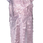 London Times  Sleeveless Scoop Neck Ruffle Sheath Dress Photo 0