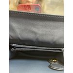 Buxton Crossbody Purse Convertible to Belt Wallet Clutch Navy change purse, Key‎ Photo 5