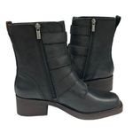 Lucky Brand  Katriny Buckle Straps Riding Boot in Black Leather size 6.5 NWOB Photo 3