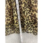 ZARA  Women's Dress Sheer Lined Animal Print Size Medium Long Sleeve Photo 5