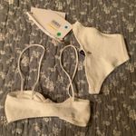 DONDUP Swim Suit Bikini White Size Small S M Medium Brand NEW NWT Made in Italy Photo 5