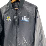 Nike Super Bowl LIIII Los Angeles Rams Media Night Bomber Jacket Coat Large Photo 3
