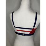 Kona Sol ™ Women's Colorblock Red White Blue Bralette Bikini Top Size M Photo 1