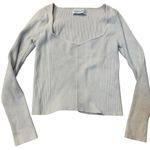 Abercrombie & Fitch • Abercrombie knit long sleeve top white medium Photo 0