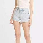 Levi's  Women's 501 Original Shorts Cutoff Ojai Lake - Blue Light Wash Size 32 Photo 1