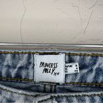 Princess Polly Behati Distressed Raw Hem High Rise Straight Leg Denim Jeans Photo 6