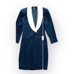 Gillian Vintage 80s Black Blazer Wrap Cocktail Dress Size 10 Photo 4