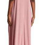 Love Stitch Gauze Maxi Dress M/L Smokey Orchid Pink Summer Pockets NWT Photo 2
