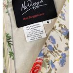 Mac Duggal Size 4 NEW 9079 Floral Print Faux Wrap Flutter Sleeve A Line Gown Photo 10