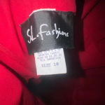 SL Fashion women’s red halter formal dress‎ size 10 vintage flowing casual Photo 5