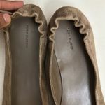 Tory Burch  Minnie Suede Leather Travel Ballet Flat Brown Size 13 Photo 9