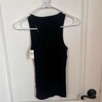 Aerie  Women's Size XS Black Ribbed Henley Tank Top Sleeveless Casual‎ NWT Photo 5