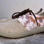 Merrell  Gridway Cotton Canvas Sneakers Lace-Up Shoes Women's Size 7.5 Beige Photo 0