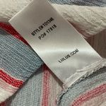 Lulus  Pippi Pink Striped Tie-Front Bell Sleeve Top - Medium Photo 10