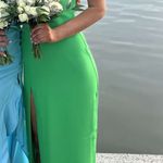 Amanda Uprichard  x REVOLVE Gilda Gown Bright Green Maxi Dress Small Photo 3
