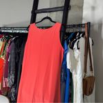 Sympli Nu Tank Swing Jersey Dress Short in Coral Orange Size 14 Photo 11