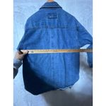 VTG Sergio Valente Jean Jacket Medium Shirt Shacket Pockets Blue Denim Cotton Photo 10