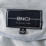 BNCI Blanc Noir Suède Asymmetrical Moto Jacket Gray Size M Photo 4