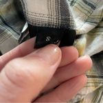 Harley Davidson White Blue and Yellow Plaid Long Sleeve Button Down Shirt Photo 5