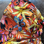 Gianni Bini GB Vibrant Tropical Floral Short Skort Zipper Back Photo 3