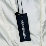 Pretty Little Thing NWT  Corset Jumpsuit Organza Cup Detail Satin Bandeau Cream Photo 12