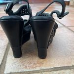 UGG  strappy woven buckle wedge sandals size 6.5 Photo 2