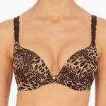 Natori  Pure Luxe Underwire Push Up Bra, Leopard Print, Size 36DD, (36E), NWT Photo 0