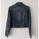 CLASH Women's Embellished Front Pockets Denim Jean Jacket Size S Blue Photo 1