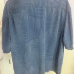Tommy Bahama Blue Oversized Button down Tee Photo 3