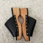 Dolce Vita Dorado black leather clogs Size 6 Photo 4