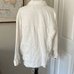 ZARA Cute White Button Up Long Sleeve Shirt Photo 2