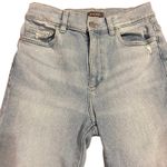 DL1961  Bridget Boot Instasculpt Crop Jeans Sz 27 Breeze Distressed Light Wash Photo 3