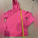 Under Armour Women's Junior pink pullover hooded sweatshirt Photo 7
