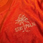 Old Navy New with Tags Stay Palm Cropped Long Sleeve Slub Knit Terry Sweatshirt Photo 7