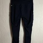 Fabletics Powerhold black leggings with mesh pockets unsized waist 12”, ~ small Photo 3
