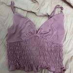 Urban Outfitters Purple Cropped Tank Photo 0