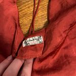 Free People Red Silky Tank Top Photo 1