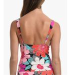 La Blanca  Over the Shoulder Front Knot Tankini Swimsuit Top, Size 14 NWT Photo 1