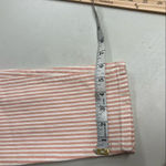 Charter Club Women’s Peach & White Striped Skinny Ankle Jean Pants Size 10 Photo 6