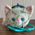 Disney A Rare  Aulani Resort Gelatoni Cat 6” Plush Crossbody Bag Duffy Handbag Photo 0