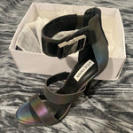 Steve Madden Black Iridescent Women's Heels by  Size 10 Photo 0