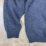 autumn cashmere 100% Pure Cashmere Women's Large Crew Neck Charcoal Gray Sweater Photo 1