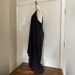 Athleta  Presidio Dress Travel Casual High-Low Sleeveless Racerback Black Size L Photo 5