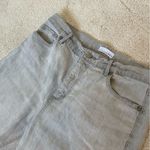 Loft women’s jeans high waist straight crop gray size 30/10 Photo 8